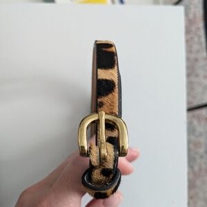 JCrew Women's Cheetah Print Belt